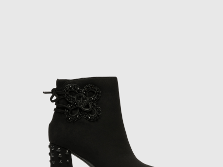 Black Studded Ankle Boots Online Hot Sale