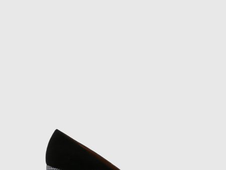 Smoke Black Pointed Toe Shoes Cheap