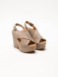 Gray Wedge Sandals Online