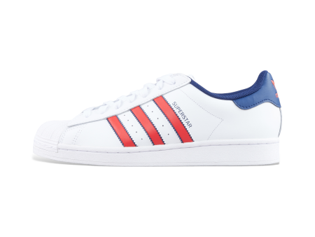 Adidas Superstar I Hvid Rød Blå Fashion