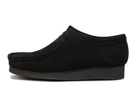 Clarks Wallabee Suede Dame I Sort on Sale