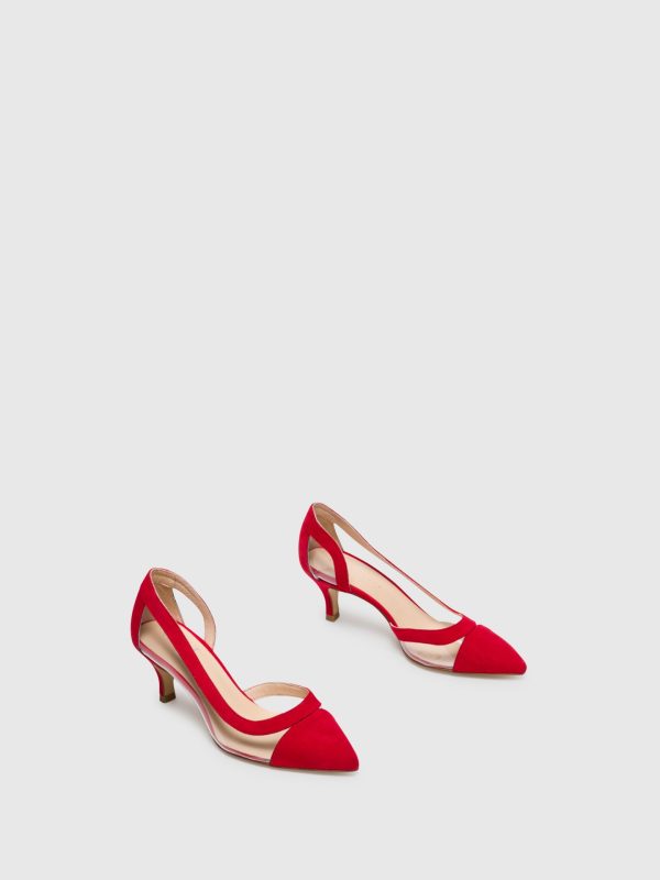 Red Stilettos Shoes Fashion