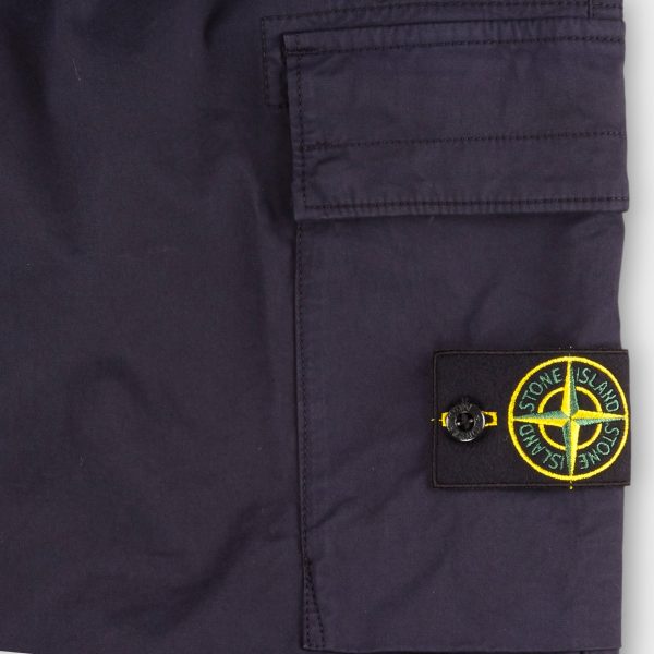 Stone Island 30410 Cotton Cargo Bukser I Navy Hot on Sale