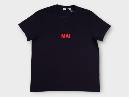 Aspesi Mai Sempre T-shirt I Navy on Sale