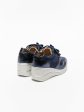 Blue Wedge Trainers Discount