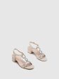 Beige Buckle Sandals Cheap