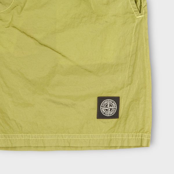 Stone Island B0943 Econyl Badeshorts I Gul Sale