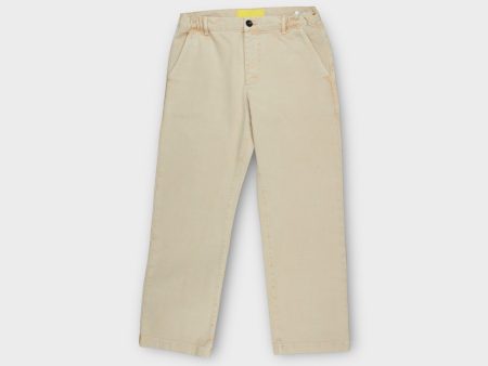 Le Fix Sunny Chino Box Pants I Khaki Hot on Sale