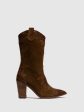 Brown Pointed Toe Boots Online