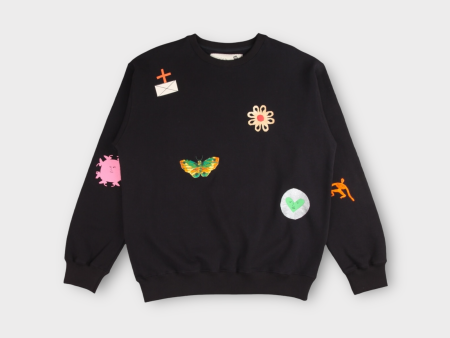 H. C. Andersen X Le Fix Crewneck I Sort For Sale