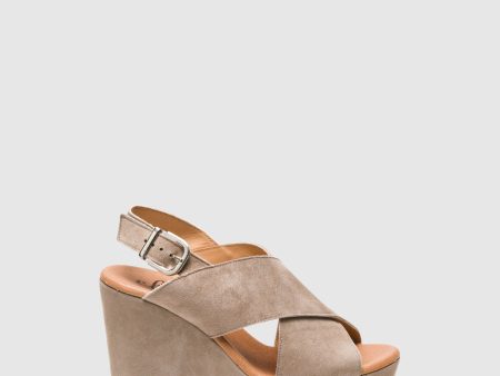 Gray Wedge Sandals Online