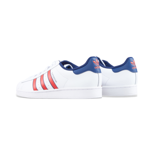 Adidas Superstar I Hvid Rød Blå Fashion