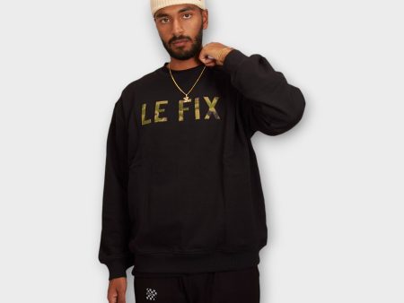 Le Fix Wave Application Crewneck I Sort Hot on Sale