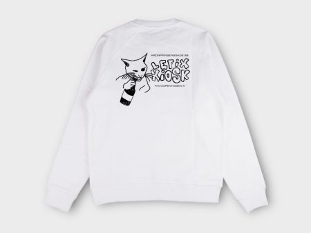 Le Fix Kiosk Lite Lightning Crewneck I Hvid Online