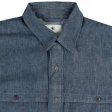 Snow Peak Takibi Light Denim Utility Shirt I Sort For Sale