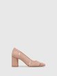 Pink Square Toe Pumps Shoes Online Hot Sale