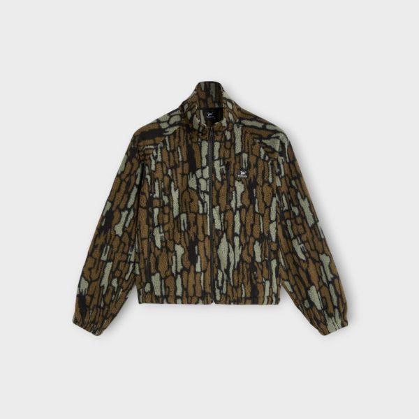 Patta Woodie Fleece Jakke I Slate Black Online now