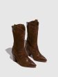 Brown Pointed Toe Boots Online