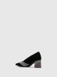 Smoke Black Pointed Toe Shoes Cheap