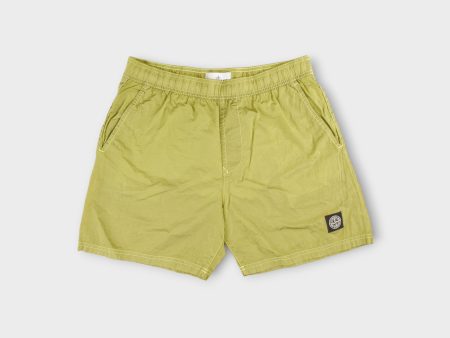 Stone Island B0943 Econyl Badeshorts I Gul Sale