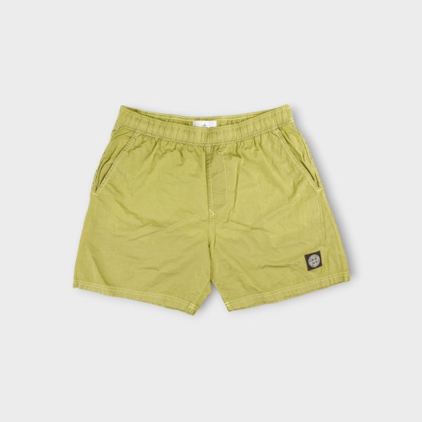 Stone Island B0943 Econyl Badeshorts I Gul Sale