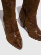 Brown Pointed Toe Boots Online