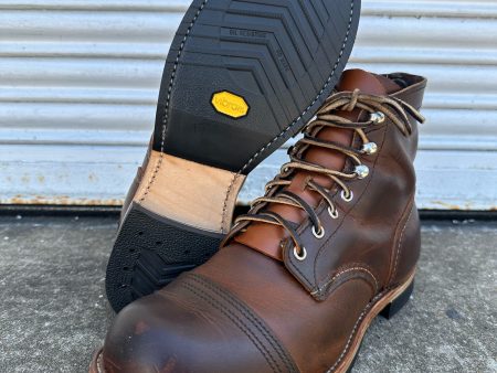 Vibram V-Bar & Leather Combination Online Sale