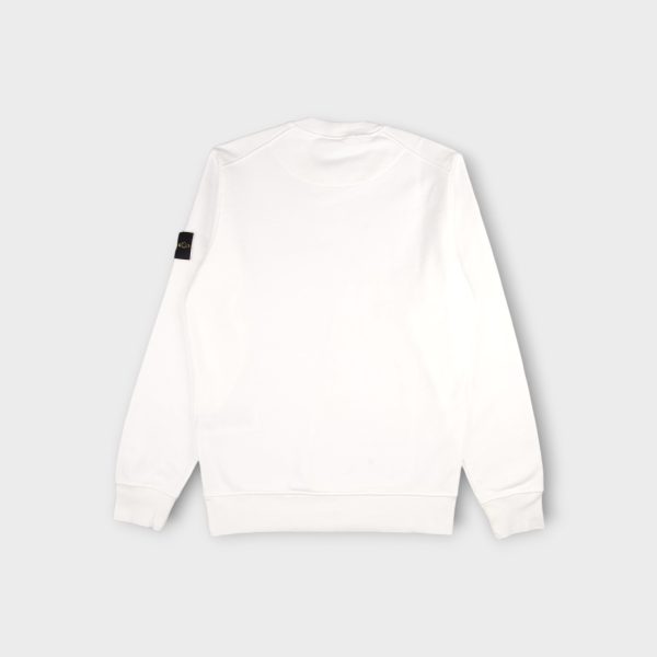 Stone Island K1S156100044 Felpa Crewneck i Hvid Cheap