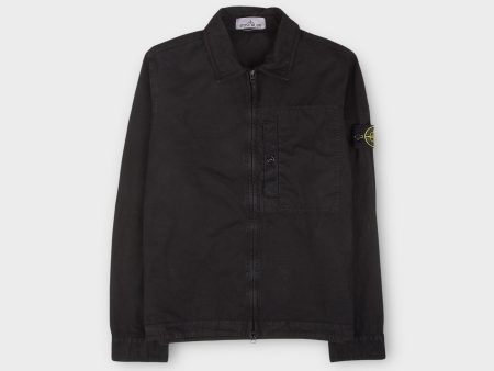 Stone Island K1S151200032 Zip Overshirt I Sort Online Hot Sale