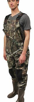 Bushline Outdoor Insulated Camo Chest Waders in Mossy Oak Print For Sale