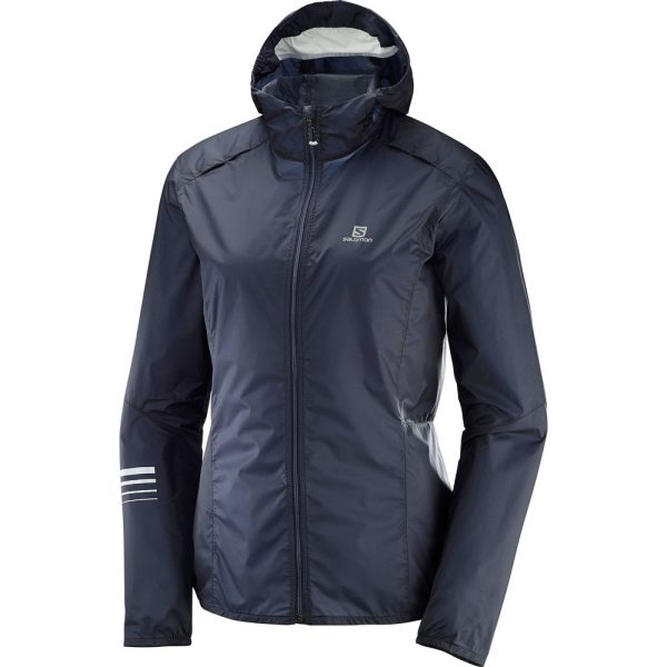 Salomon Womens Lightning Wind Hoodie Running Jackets Online Hot Sale