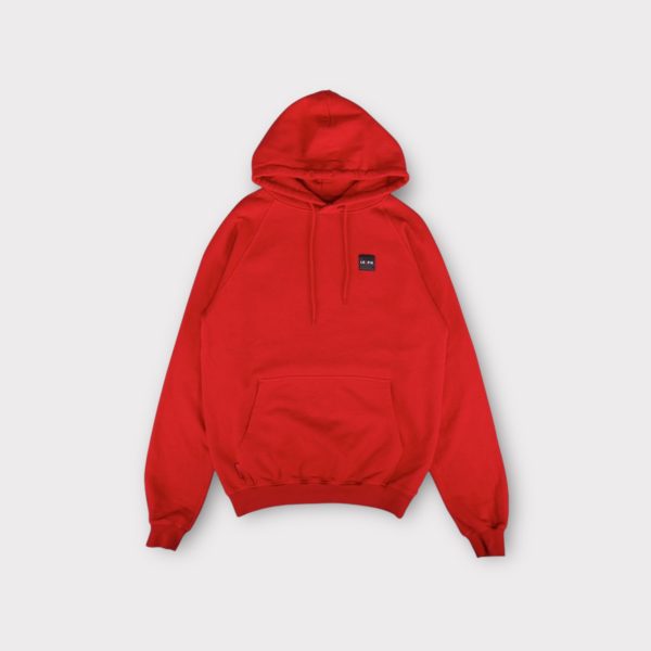 Le Fix Kiosk Patch Hoodie I Rød Supply