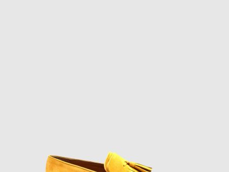 Appliqués Loafers C03L3 Suede Yellow Online