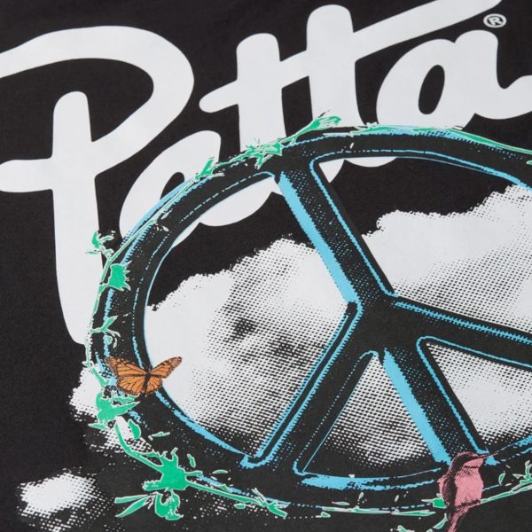 Patta Xerox Peace Boxy Hoodie I Sort Fashion