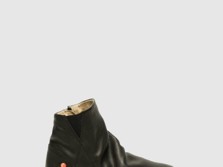 Black Wedge Ankle Boots Supply