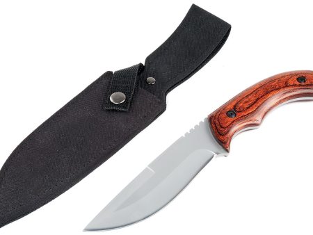 Bushline Outdoors Belt Knife with Wooden Handle For Cheap