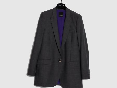 Blazer com Brilhante em Cinzento Online