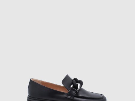 Appliqués Loafers Hunky Panky Black For Cheap