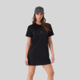 RAVENA T-SHIRT DRESS BLACK Online now