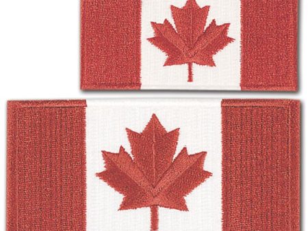 North 49 Canadian Flag Sew on Crests Supply