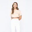 GATERLEN CROP TOP IRISH CREAM Online Hot Sale