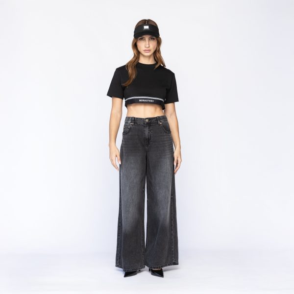 DORSTAN CROP TOP WOMEN BLACK Supply