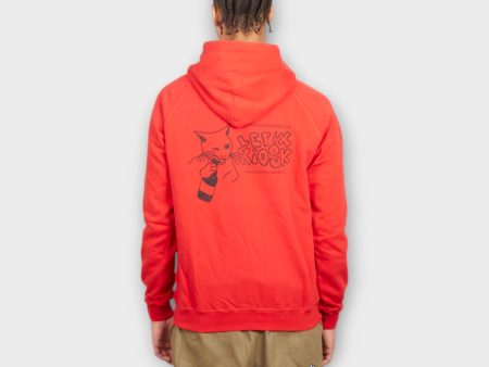 Le Fix Kiosk Patch Hoodie I Rød Supply