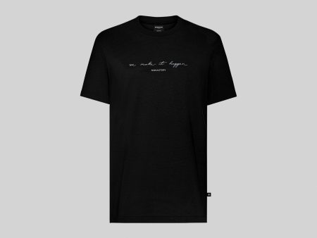 ALPHA T-SHIRT BLACK Cheap