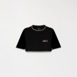 ELDÉN CROP TOP WOMEN BLACK For Discount