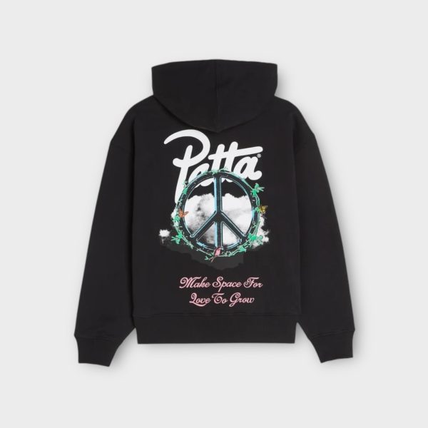 Patta Xerox Peace Boxy Hoodie I Sort Fashion