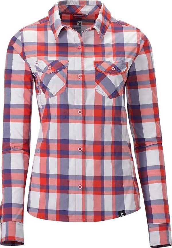 Salomon Womens Equation Plaid Shirts For Discount