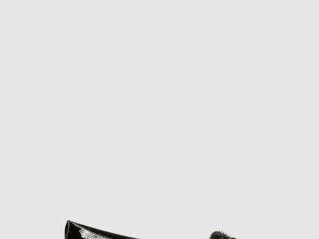 Black Patent Leather Ballerinas For Discount