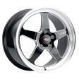 Weld S104 17X11 Ventura 5X127 ET-44 BS4.25 Gloss Black MIL Dia 78.1 For Sale